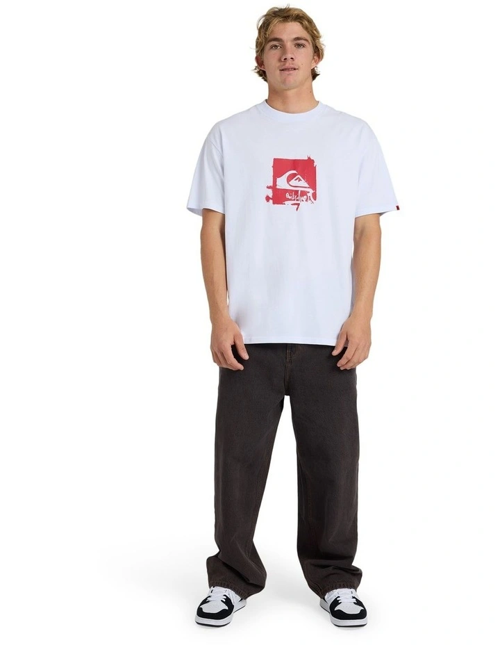 YG Impaired Box Oversized T-Shirt White image 5