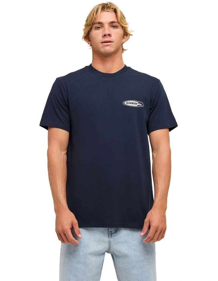 Double Disk T-Shirt Dark Navy image 1