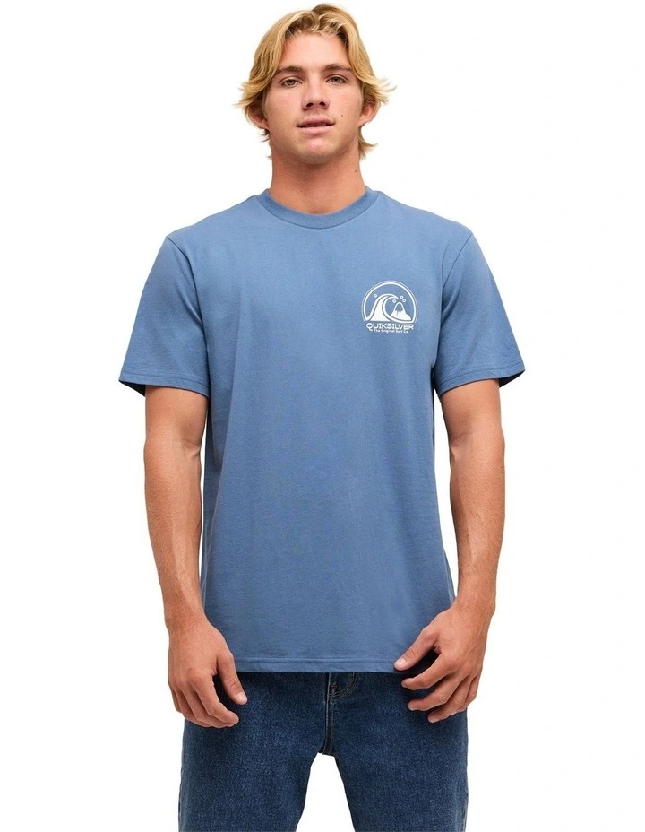 Clean Circle T-Shirt China Blue image 1