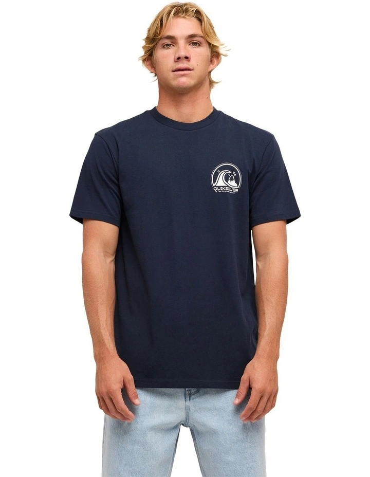 Clean Circle T-Shirt Dark Navy image 1