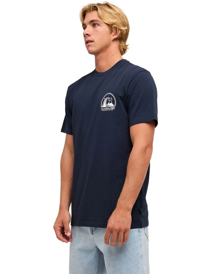 Clean Circle T-Shirt Dark Navy image 3