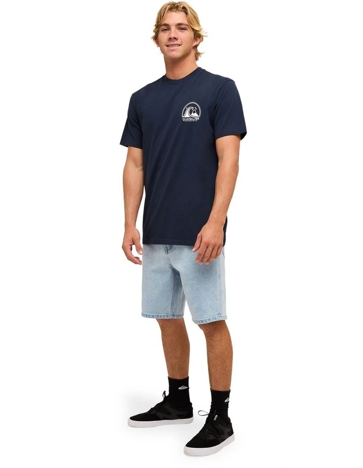 Clean Circle T-Shirt Dark Navy image 5