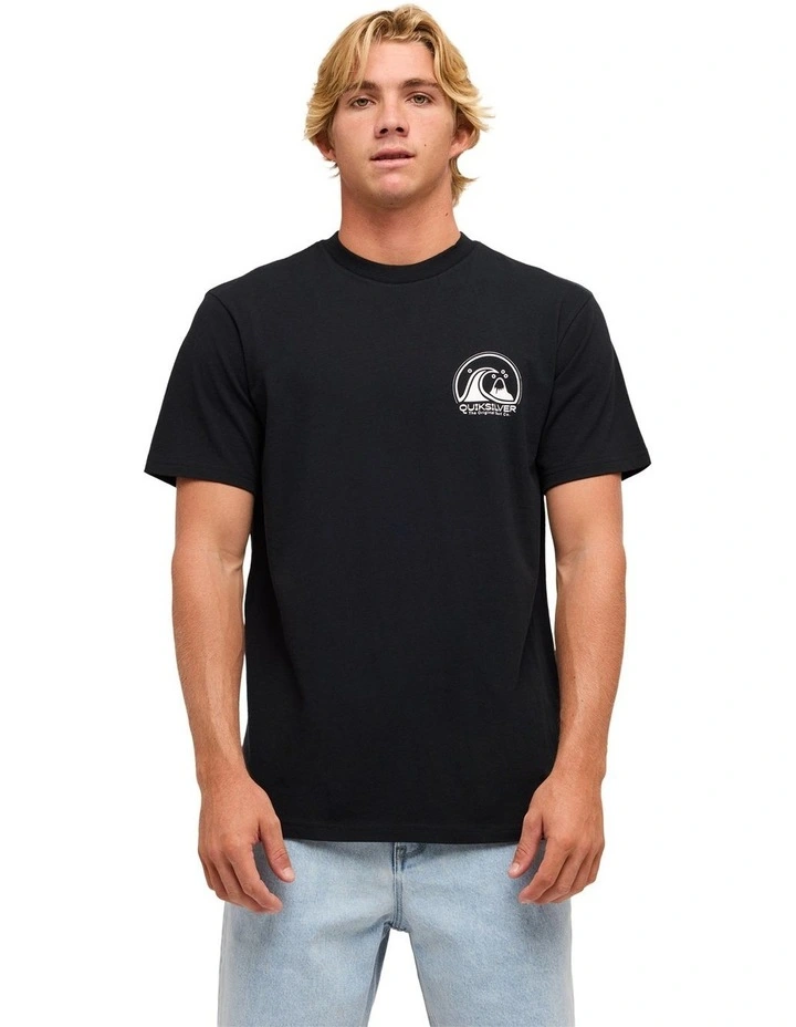 Clean Circle T-Shirt In Black image 1