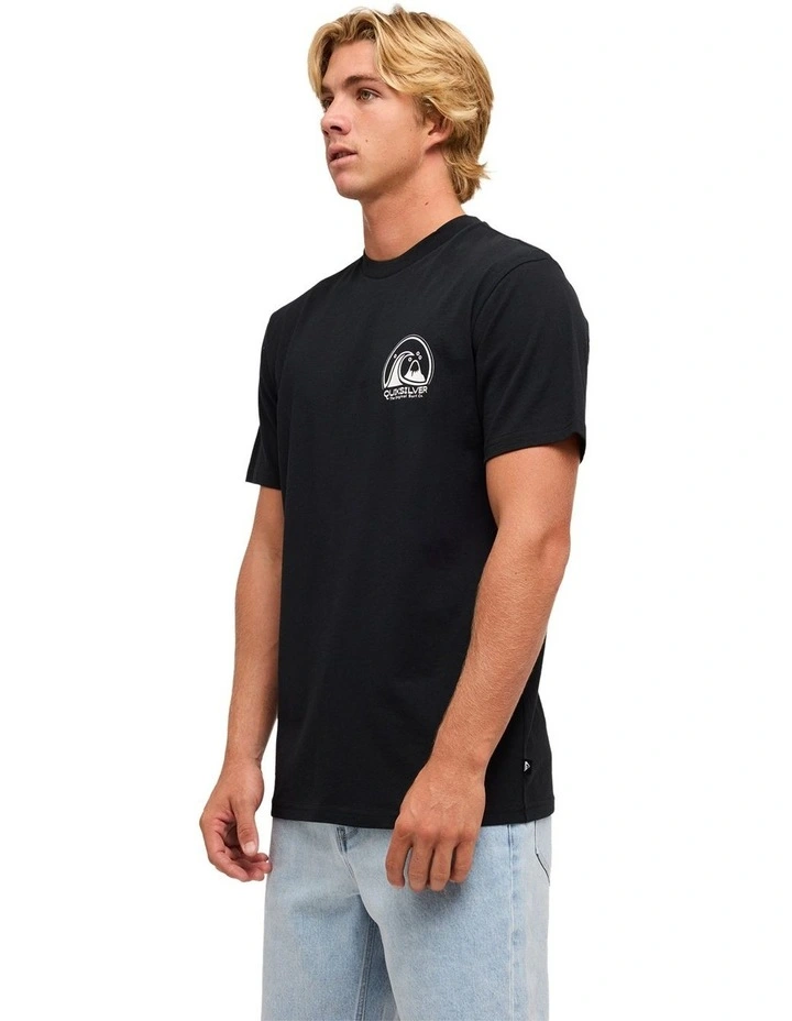 Clean Circle T-Shirt In Black image 3