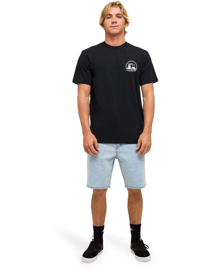 Clean Circle T-Shirt In Black image 5