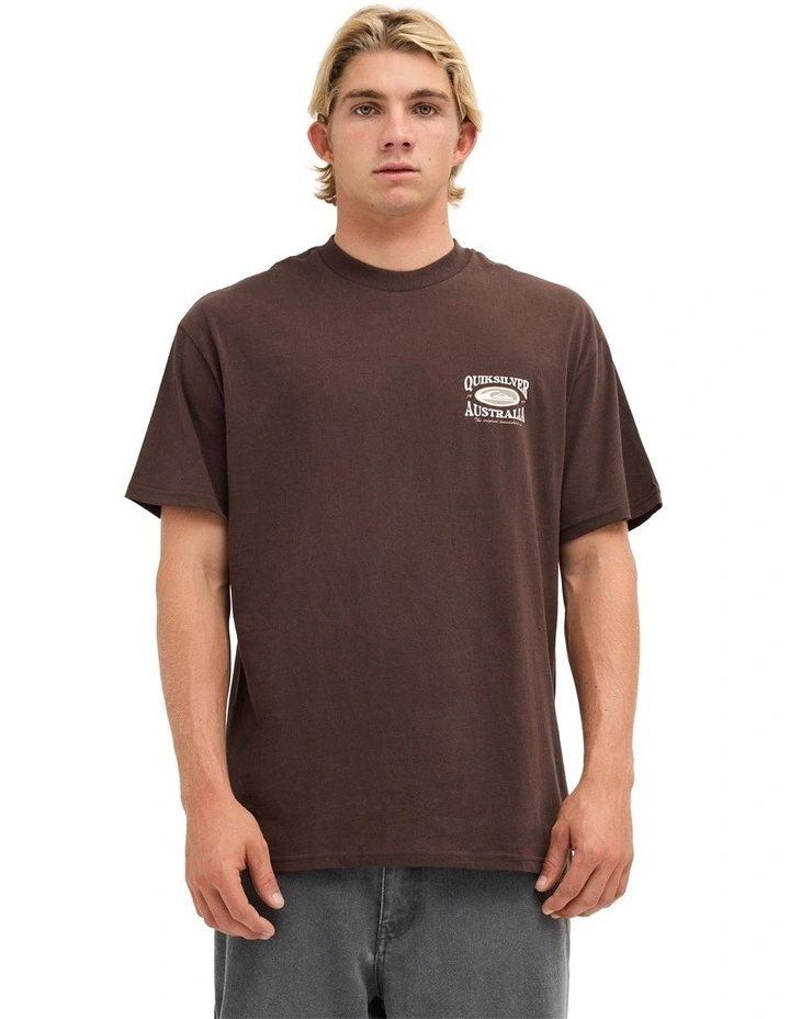 Retro Lock Up T-Shirt In Java image 1