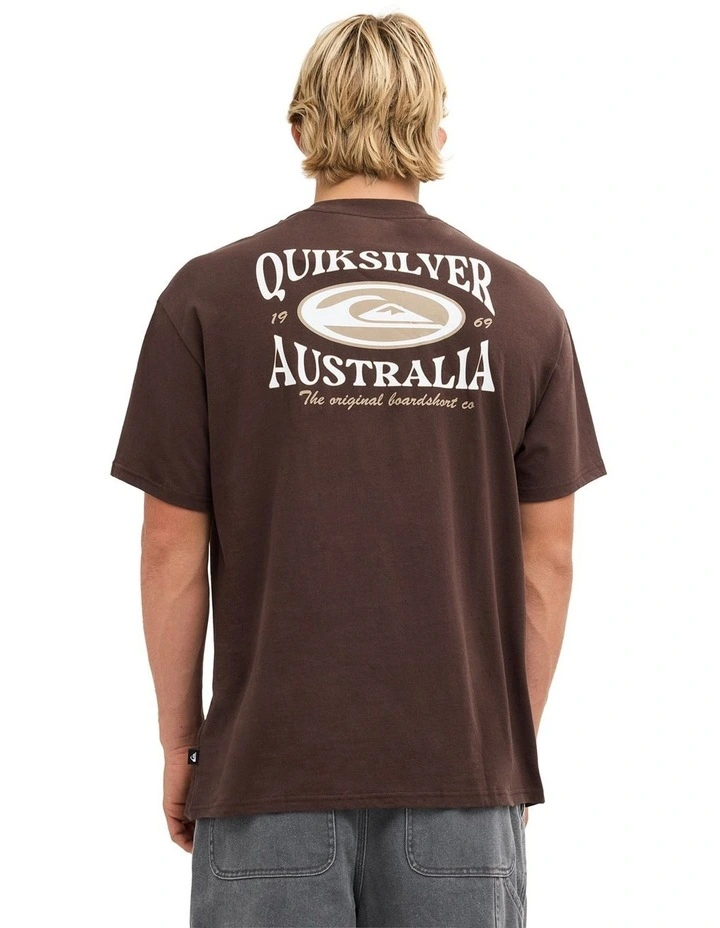 Retro Lock Up T-Shirt In Java image 2