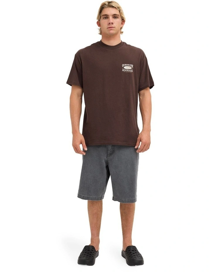 Retro Lock Up T-Shirt In Java image 5
