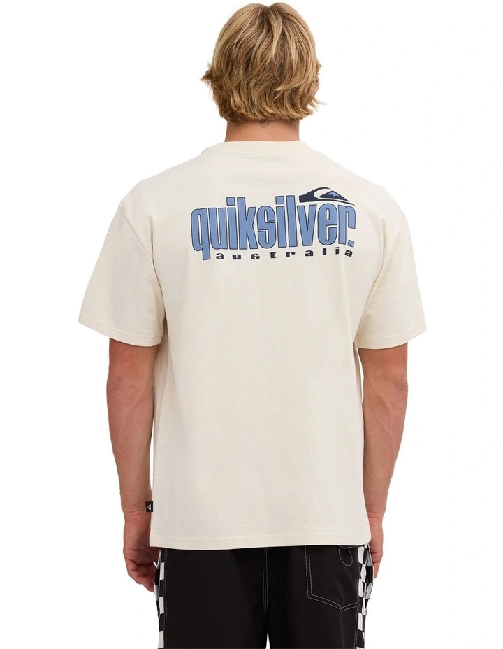 Quik Core Oversized T-Shirt In Bone White image 2