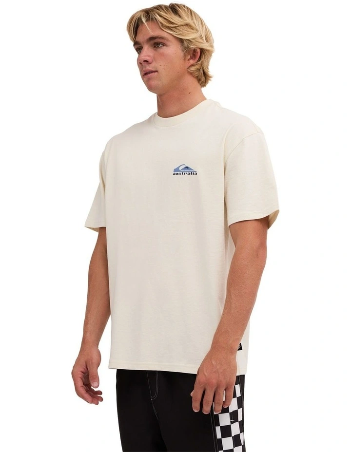 Quik Core Oversized T-Shirt In Bone White image 3