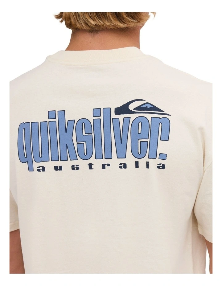 Quik Core Oversized T-Shirt In Bone White image 4