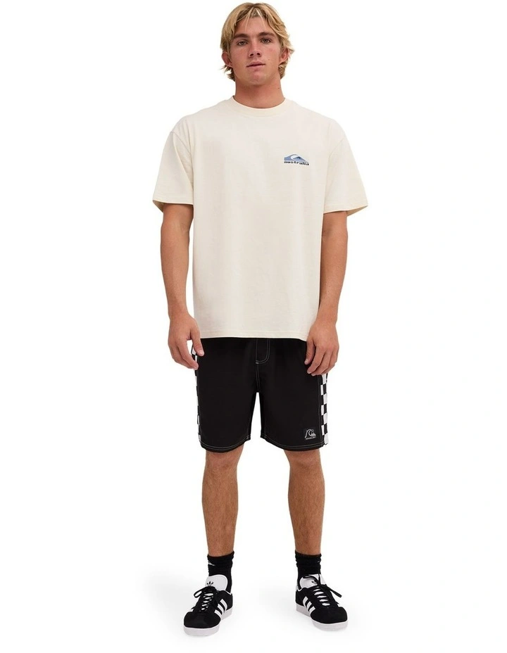 Quik Core Oversized T-Shirt In Bone White image 5