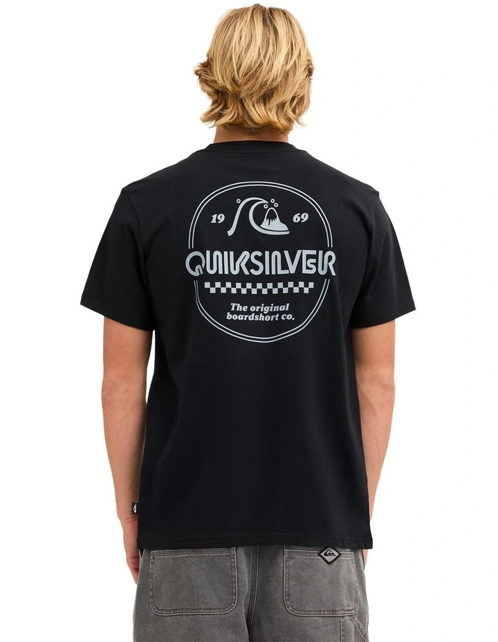 Original Stamp T-Shirt In Black image 2