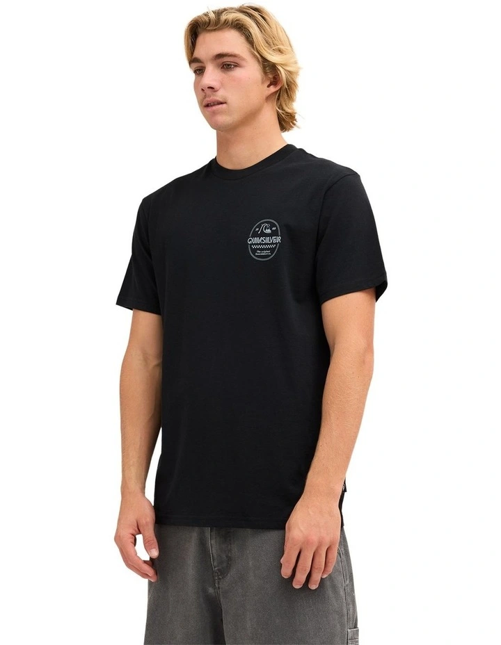 Original Stamp T-Shirt In Black image 3
