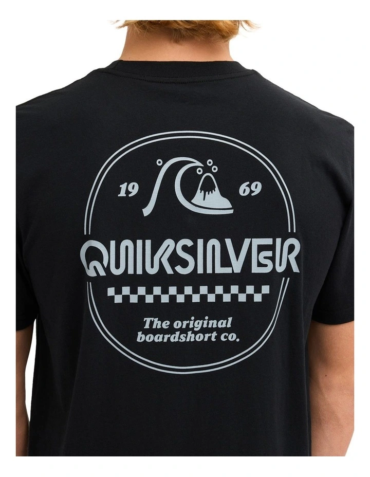 Original Stamp T-Shirt In Black image 4