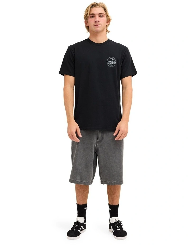 Original Stamp T-Shirt In Black image 5