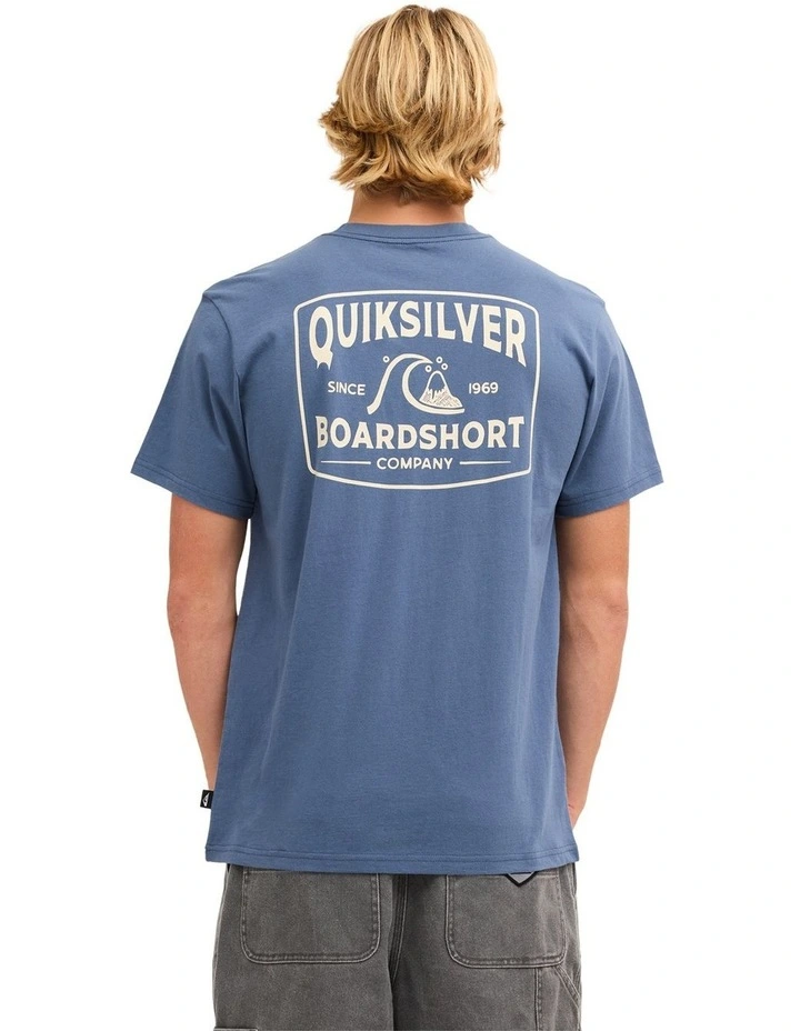 Originator T-Shirt In Vintage Indigo image 2