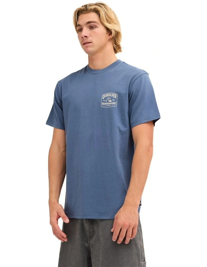 Originator T-Shirt In Vintage Indigo image 3
