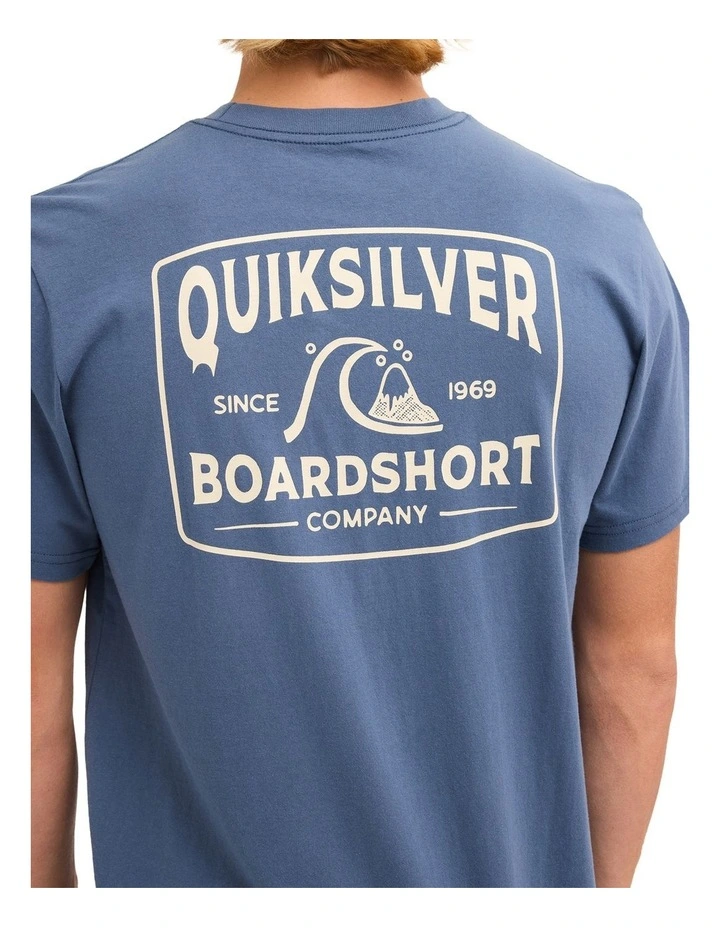 Originator T-Shirt In Vintage Indigo image 4