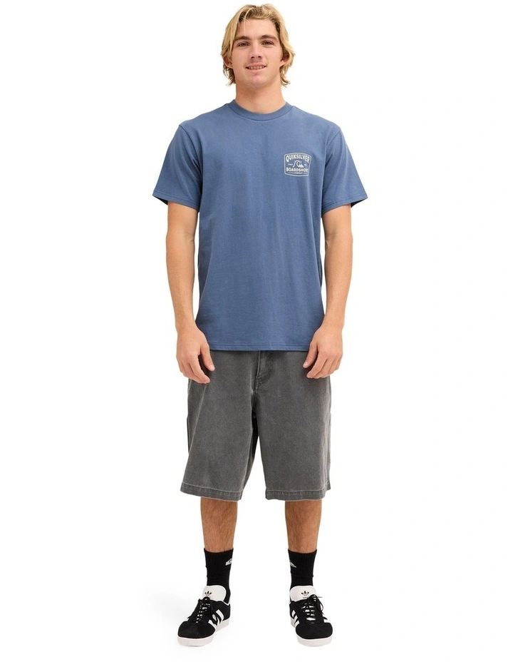 Originator T-Shirt In Vintage Indigo image 5