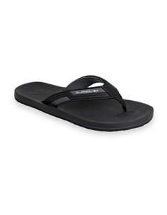 Makua Slim Thongs in Black