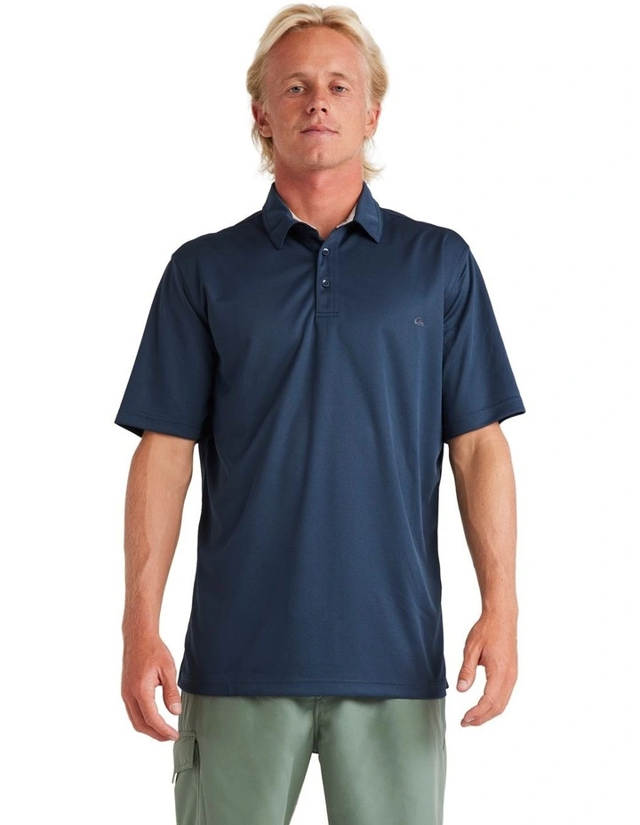 Waterman Water Polo Shirt in Midnight Navy image 1