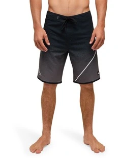 Surfsilk New Wave 20 Boardshorts in Black/Grey