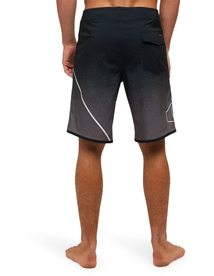 Surfsilk New Wave 20 Boardshorts in Black/Grey image 2
