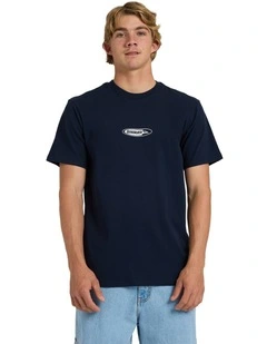 Disk T-Shirt In Dark Navy