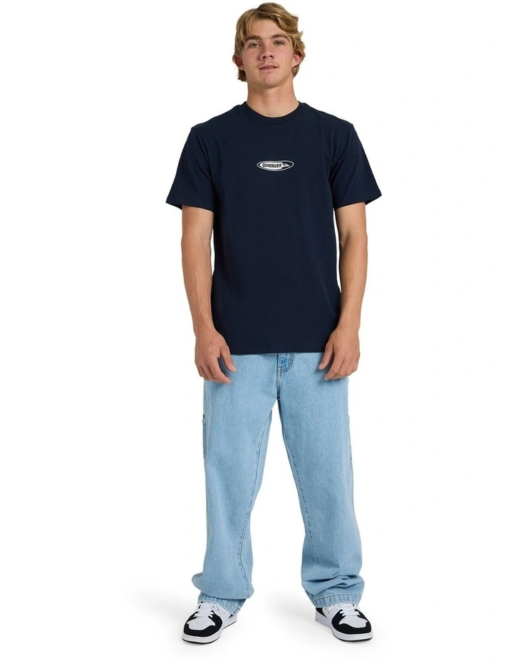 Disk T-Shirt In Dark Navy image 5
