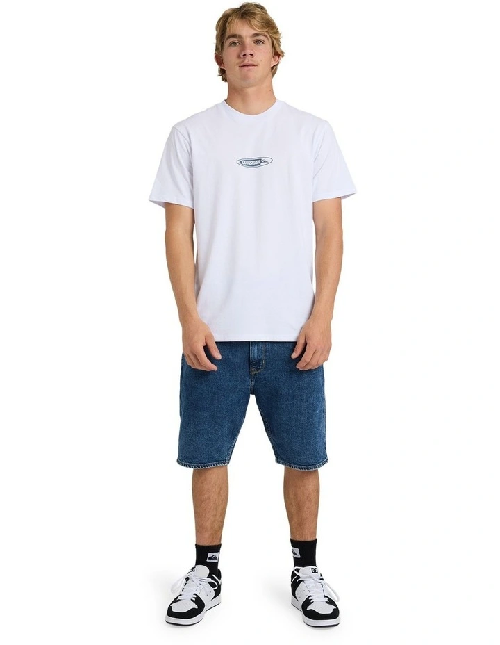 Disk T-Shirt In White image 5
