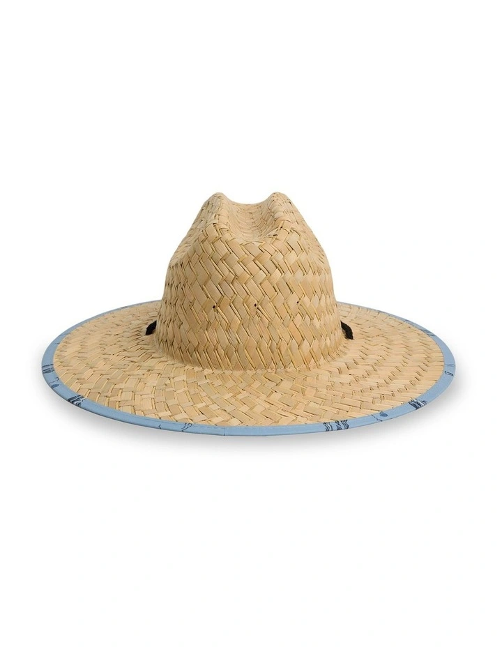 Outsider Waterman Straw Hat in Ashley Blue image 3