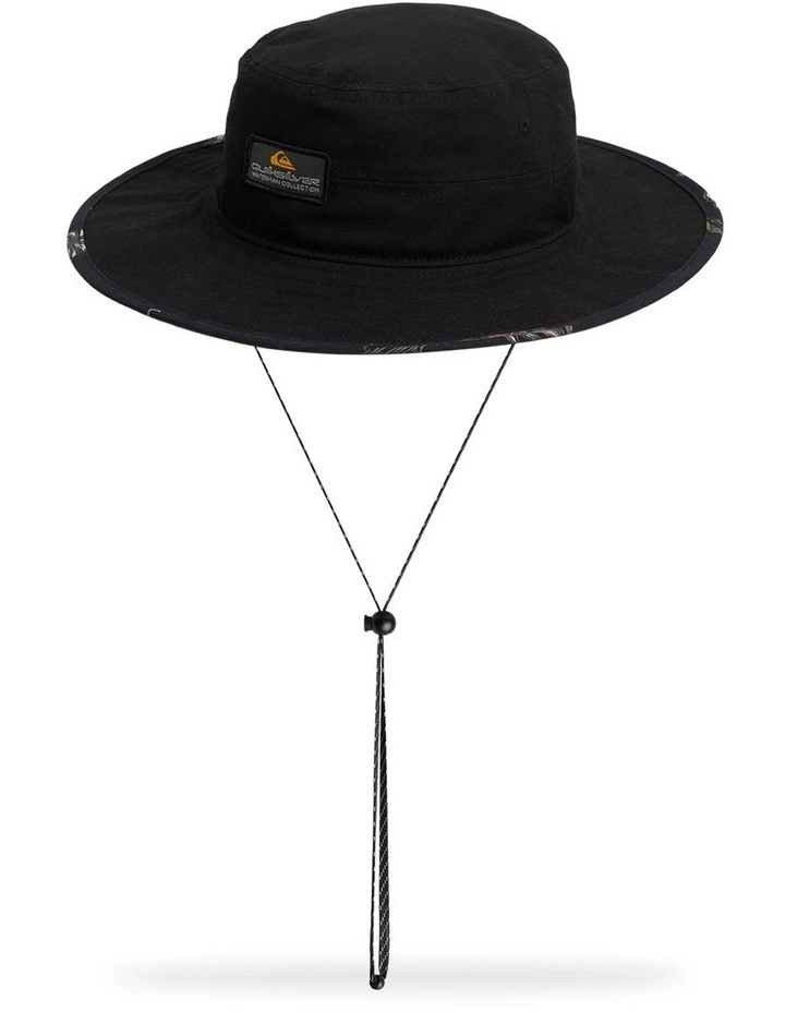 Lay Day Canvas Bucket Hat in Black image 1