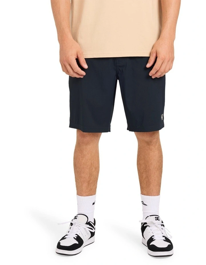 Overcast Amphibian 20 Inch Hybrid Shorts In Black image 1