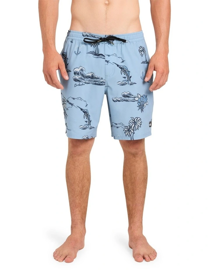 Ocean 18 Inch Volley Shorts in Ashley Blue image 1