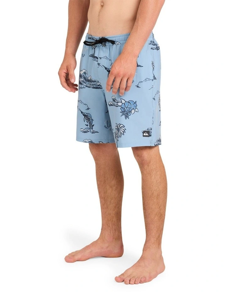 Ocean 18 Inch Volley Shorts in Ashley Blue image 3