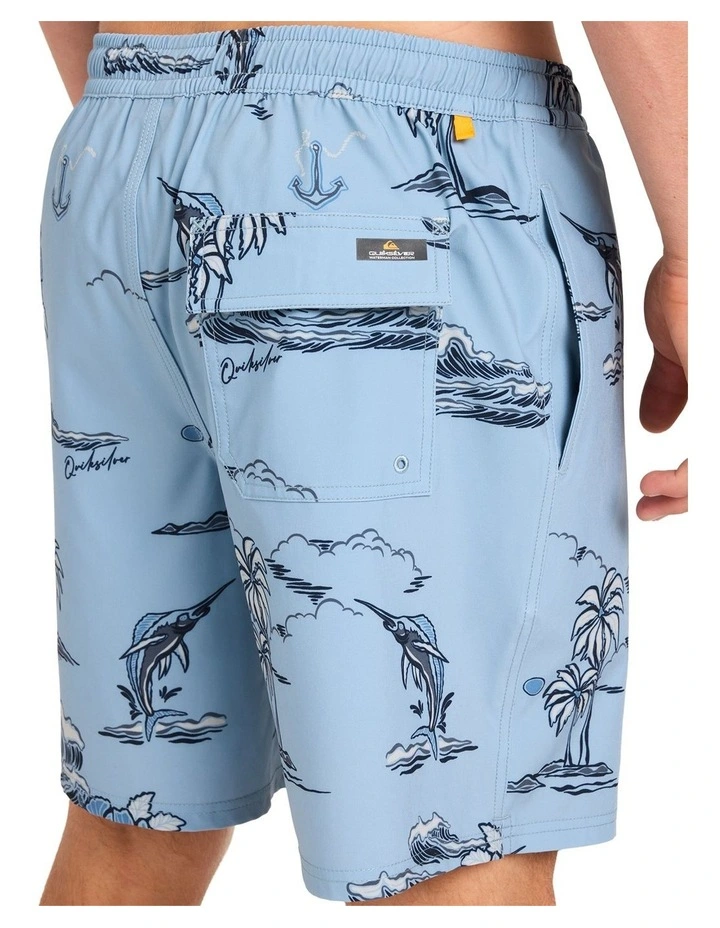 Ocean 18 Inch Volley Shorts in Ashley Blue image 4