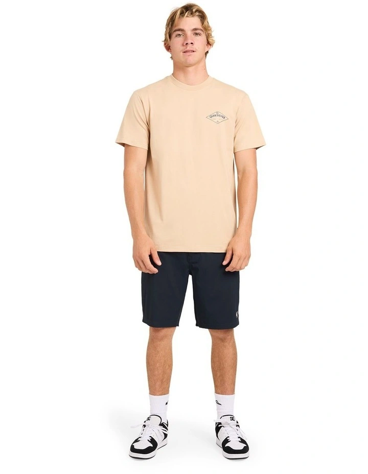 Fishos T-Shirt in Pale Khaki image 5