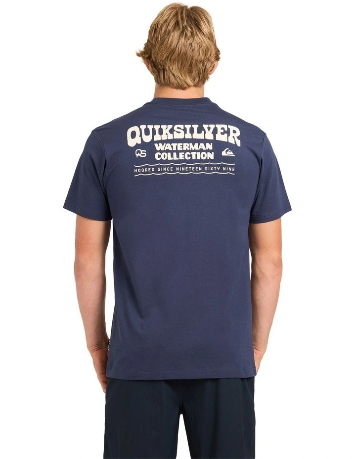 Hooked T-Shirt in Mood Indigo image 2