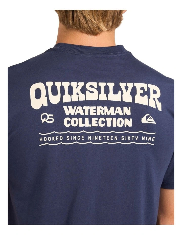 Hooked T-Shirt in Mood Indigo image 4