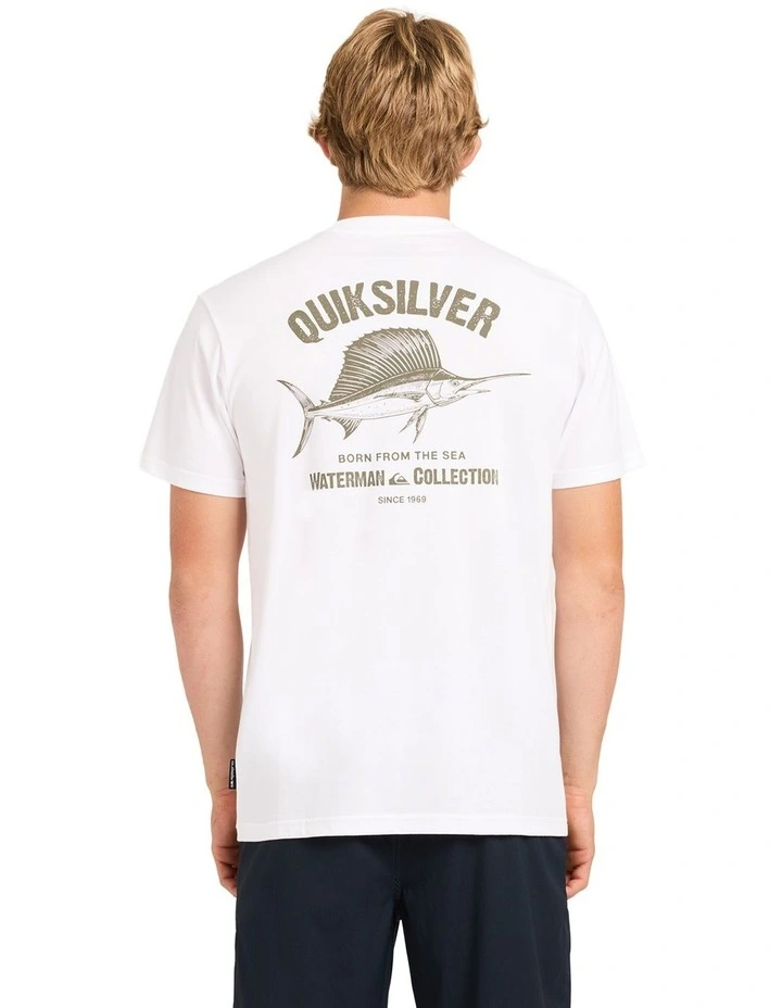 Sails Away T-Shirt in White image 2