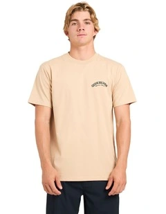 Salty Lines T-Shirt in Pale Khaki