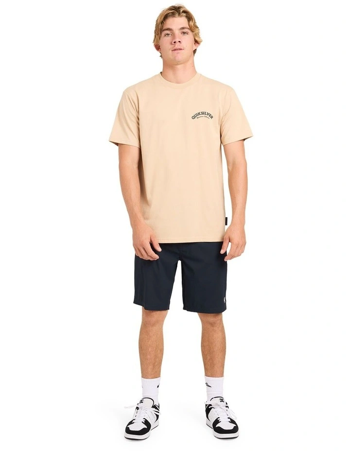 Salty Lines T-Shirt in Pale Khaki image 5