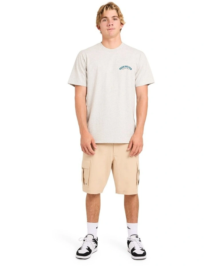 Salty Lines T-Shirt in Light Grey Heather image 5