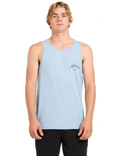 Fishos Tank in Ash Blue