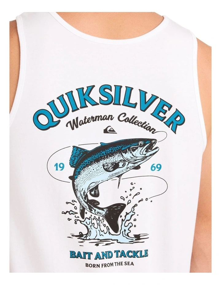 Salty Lines Tank in White image 4