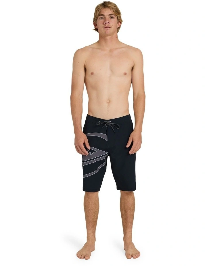 Silicon 21 Inch Boardshorts In Black image 5