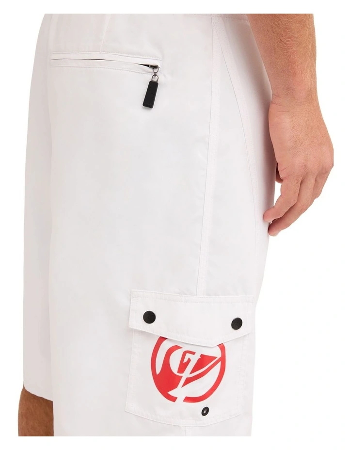 Jackhammer 23 Inch Boardshorts In White image 4