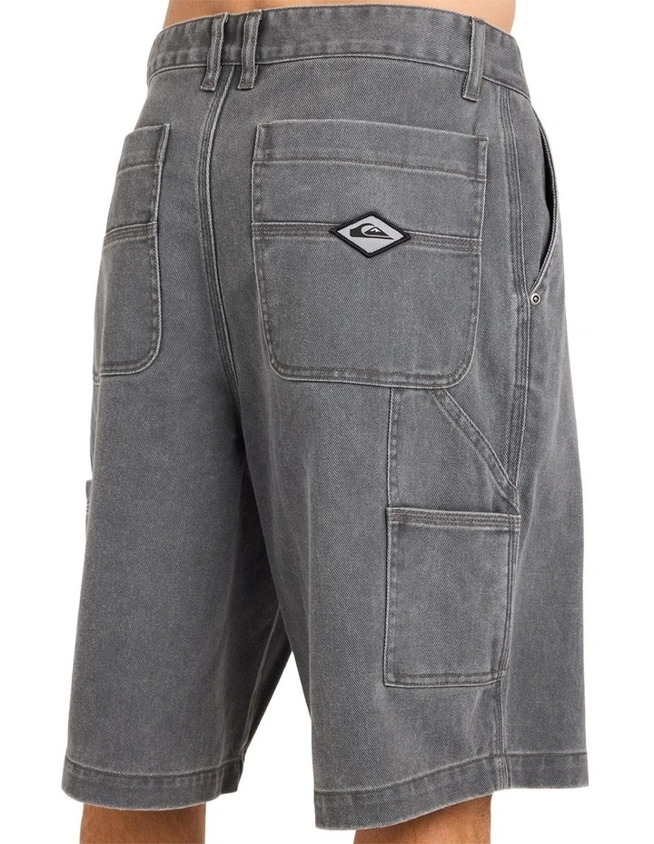 Wrench Denim Shorts In Iron Gate image 4