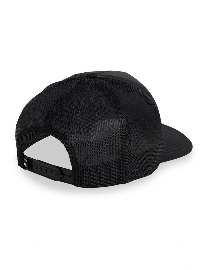 Stretched Trucker Cap In Black image 2